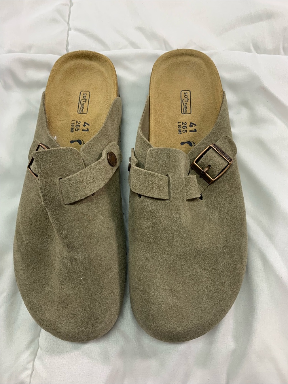 Like new BIRKENSTOCK Boston Soft bed Clogs size 10